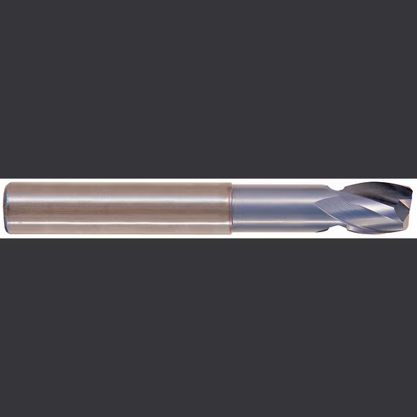 2 Flute 30° Helix Stub Cut Corner RadiusWNeck Ticn Coated Carbide, Yg-1 Tool Co, Mfr#: EG909100